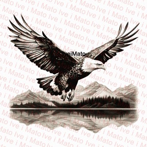 Amerikaanse zeearend lasergravure PNG | Digitaal ontwerp | XTool | Gloedforge | Lichtbrand | Amerikaanse adelaar | Graveren