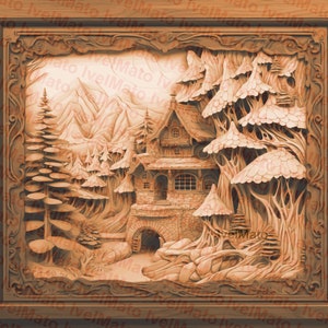 Mountain House Laser Burn PNG | Grawerowanie laserowe PNG | Projekt cyfrowy | Grawerowanie laserowe PNG | Grawerować | XTool | Glowforge | Lightburn