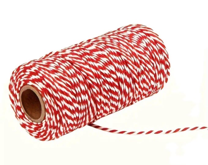100 Meters Two Colour Rope Cord String Twine Crafts Sewing Diy,wedding ...