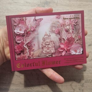30 fogli di scrapbooking, carta materiale retrò per scrapbook, Diary Journal Planner, artigianato, carta di sfondi per Journling, fiori colorati rosa