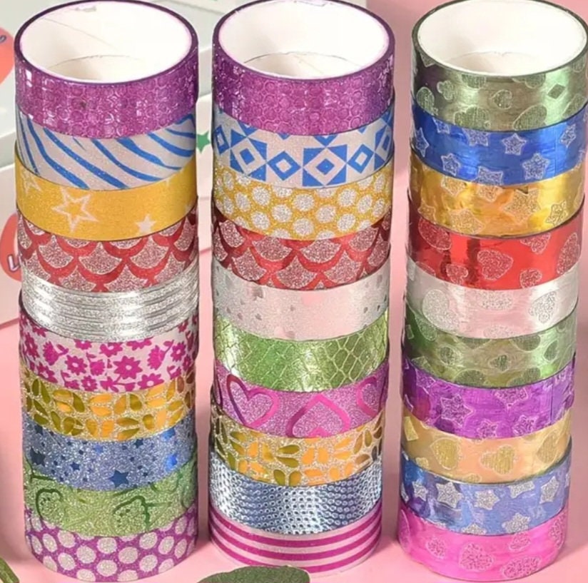 Washi Tape Set 48 Rollen - Monet Gold Foil Vintage Bastelband