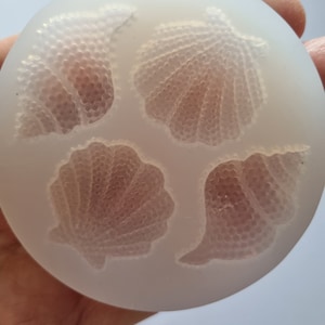 Seashell Silicone Mould Scallop Seashell Shape Cake Decorating Fondant Icing Craft Silicone Cake Decorating Tools Cake Decoration