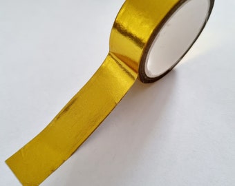 Washi Japanese Paper Tape Gold Foil Masking Tape Decoration Tape 2 Meters for DIY Journals Scrapbooks Gift Wrapping - 20 Pcs Set : Non-Brand