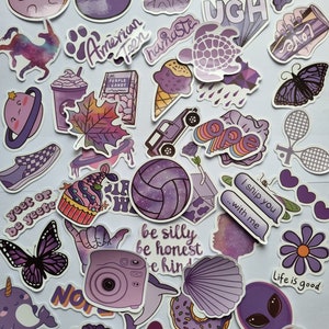Purple Creator Sticker 50 Purple Themed Stickers for Scrapbooking,diary,planner,craft,self ...