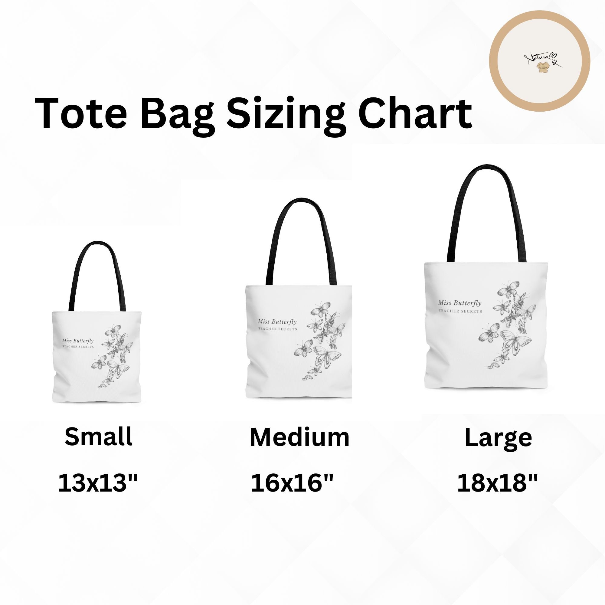 Butterfly Tote Bag Minimalist Nature Bag for Teacher - Etsy