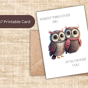 Carte de voeux - Anniversaire - Couples - Amour - Imprimable