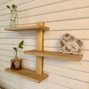 Three tier minimalist shelf