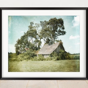 Rustic Barn Photography Print: Delaware Farmhouse Art