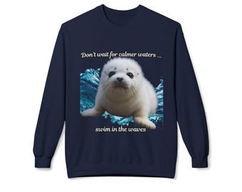 Seal Unisex Midweight Softstyle Fleece Crewneck Sweatshirt