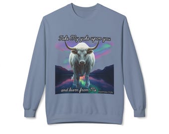 Ox Unisex Midweight Softstyle Fleece Crewneck Sweatshirt