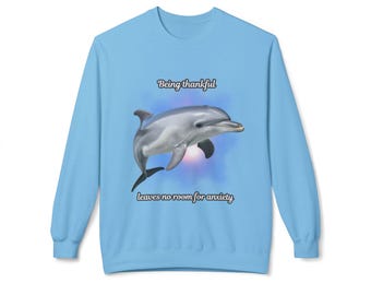 Dolphin Unisex Midweight Softstyle Fleece Crewneck Sweatshirt