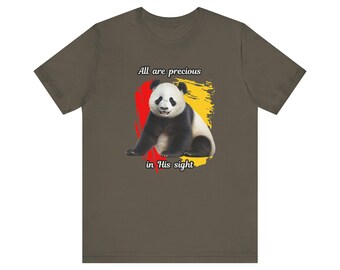Panda Unisex Jersey Short Sleeve Tee