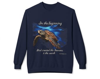 Sea Turtle Unisex Midweight Softstyle Fleece Crewneck Sweatshirt