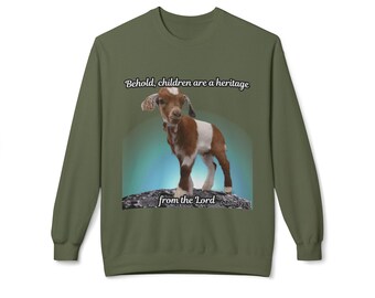 Goat Unisex Midweight Softstyle Fleece Crewneck Sweatshirt