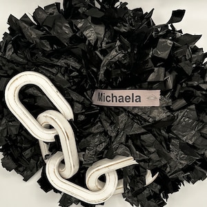 Sublimated Pom Pom Name Tags (Pom Tags)