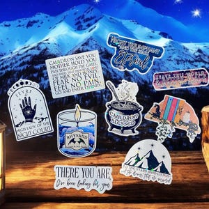 ACOTAR Holographic Sticker Pack - Waterproof