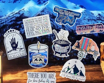 ACOTAR Holographic Sticker Pack - Waterproof