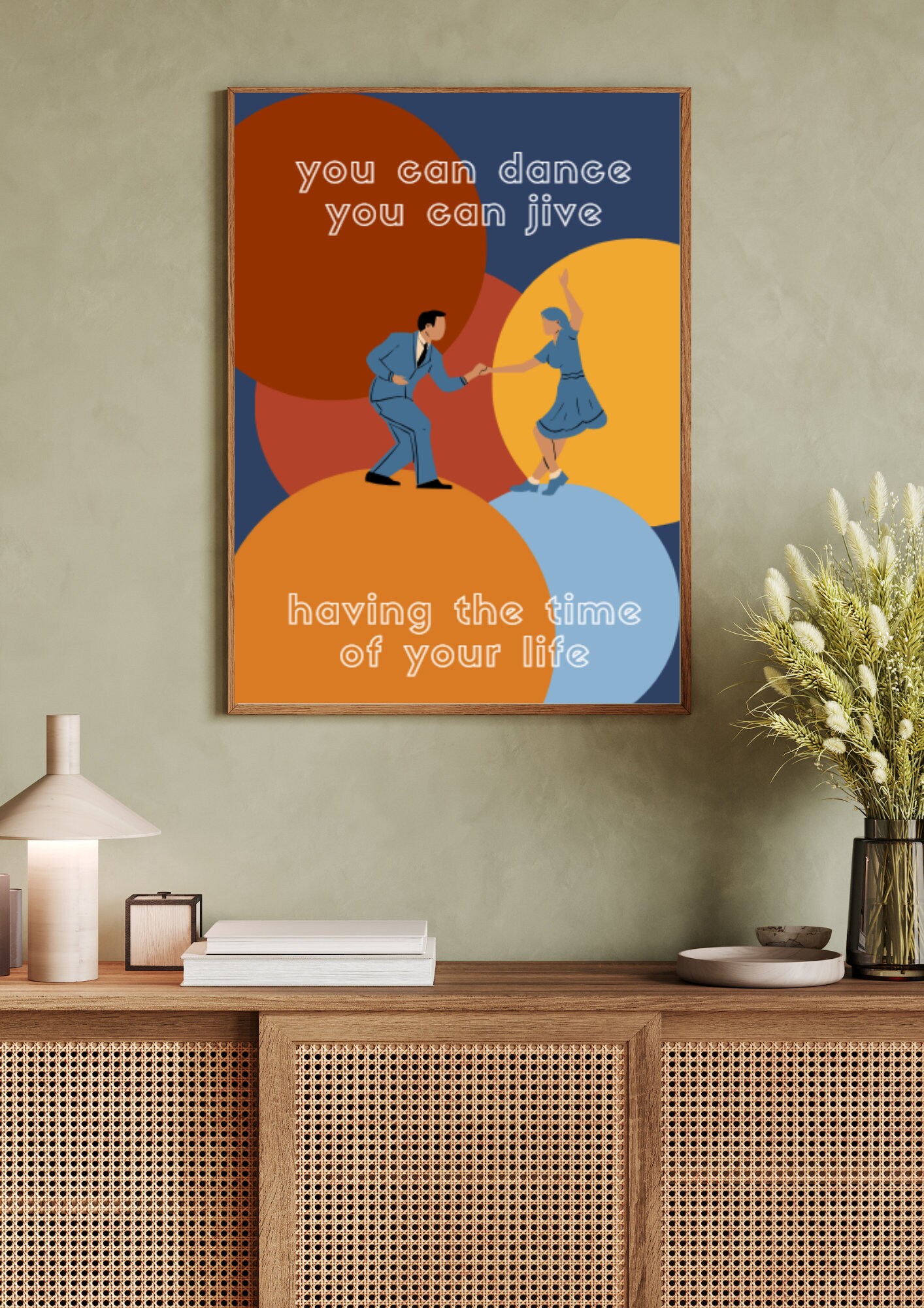Couple Dancing and Musical Poster - Dancing Queen - ABBA - A3 (29 ...