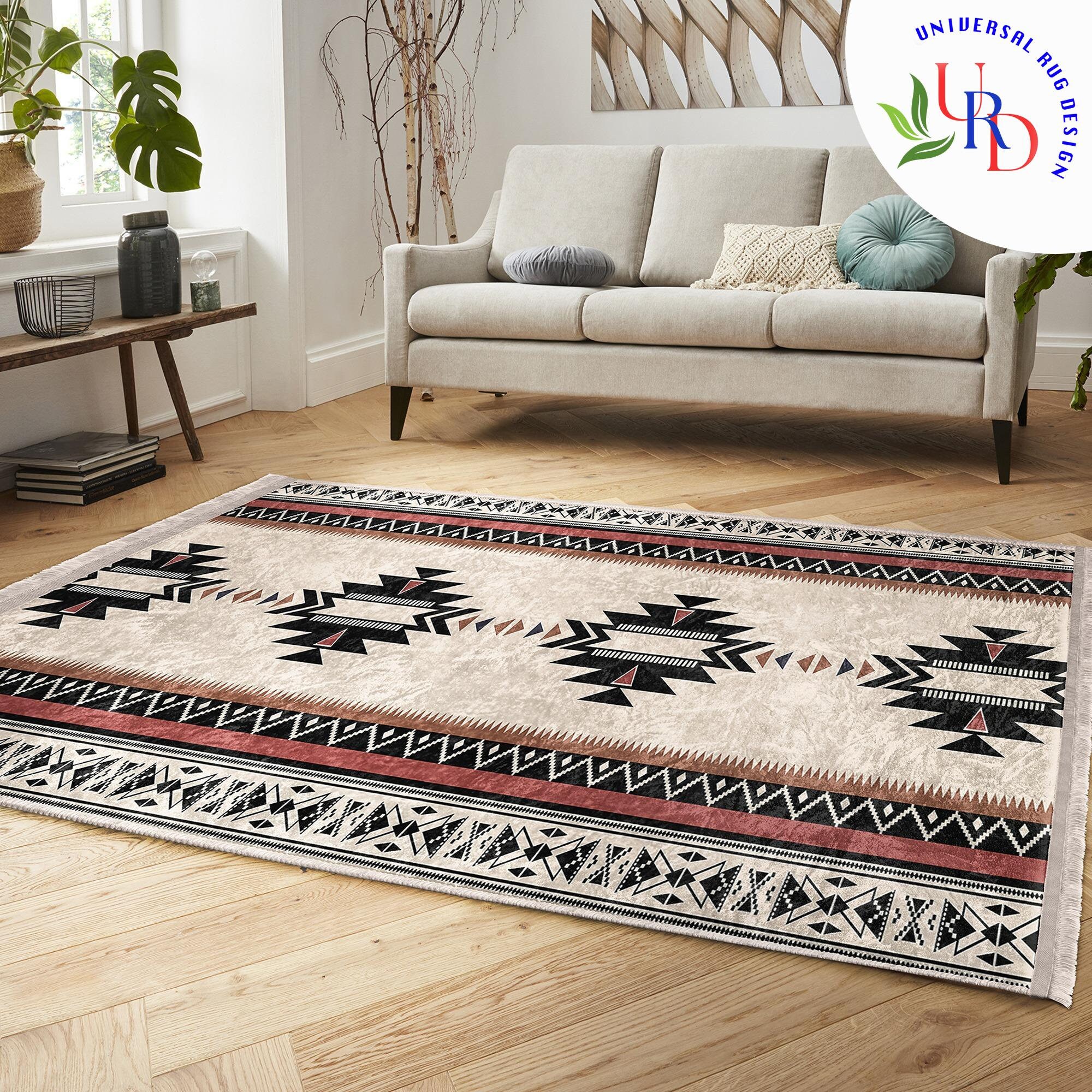Arizona Rug Pattern Rug Design Carpet|aztec Print Fringed Farmhouse Floor Covering|ethnic ...