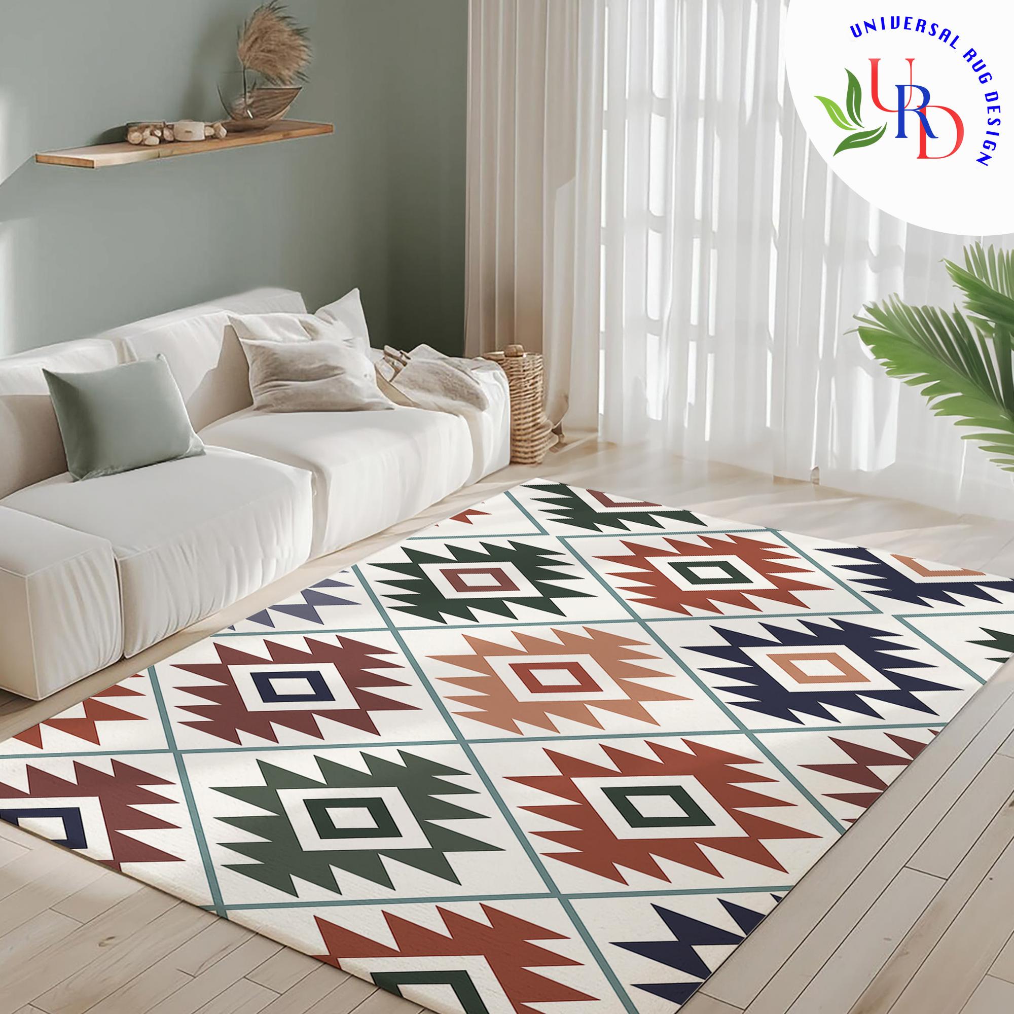 Native-style Rug|anti-slip Floor Covering|machine-washable Home
