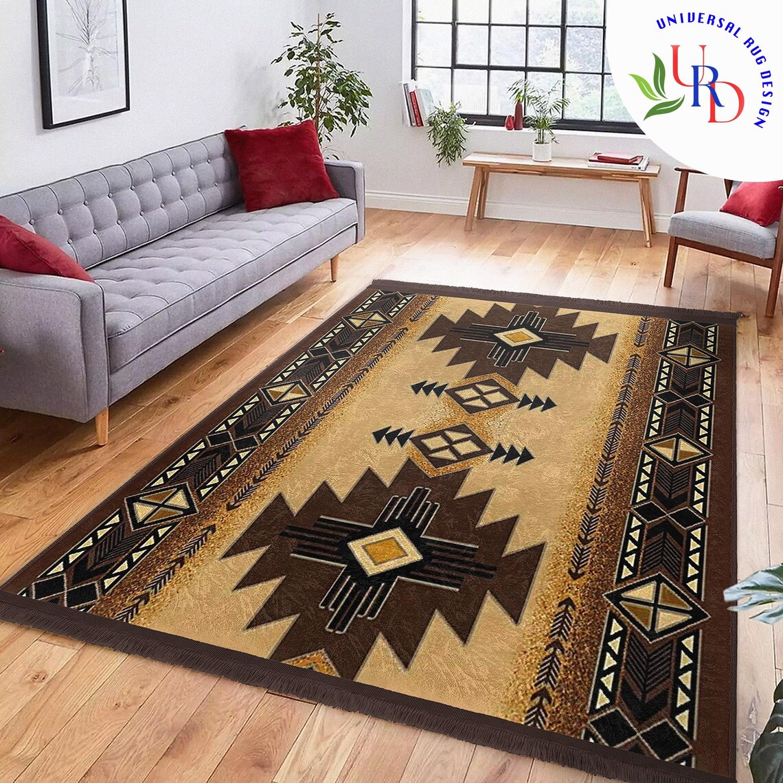 Aztec Fringed Floor Covering|rug Design Carpet|ethnic Decorative Area ...