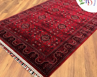Ethnic Afghan Rug|machine-washable Area Rug|oriental Style Carpet