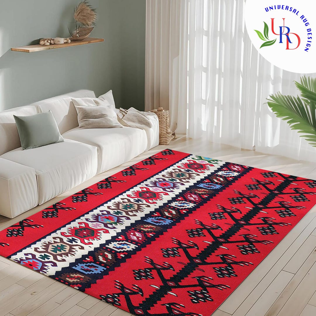 Floor Rug Pattern Kilim Pattern Rug|aztec Print Floor Covering|anti-slip Area Rug|machine ...