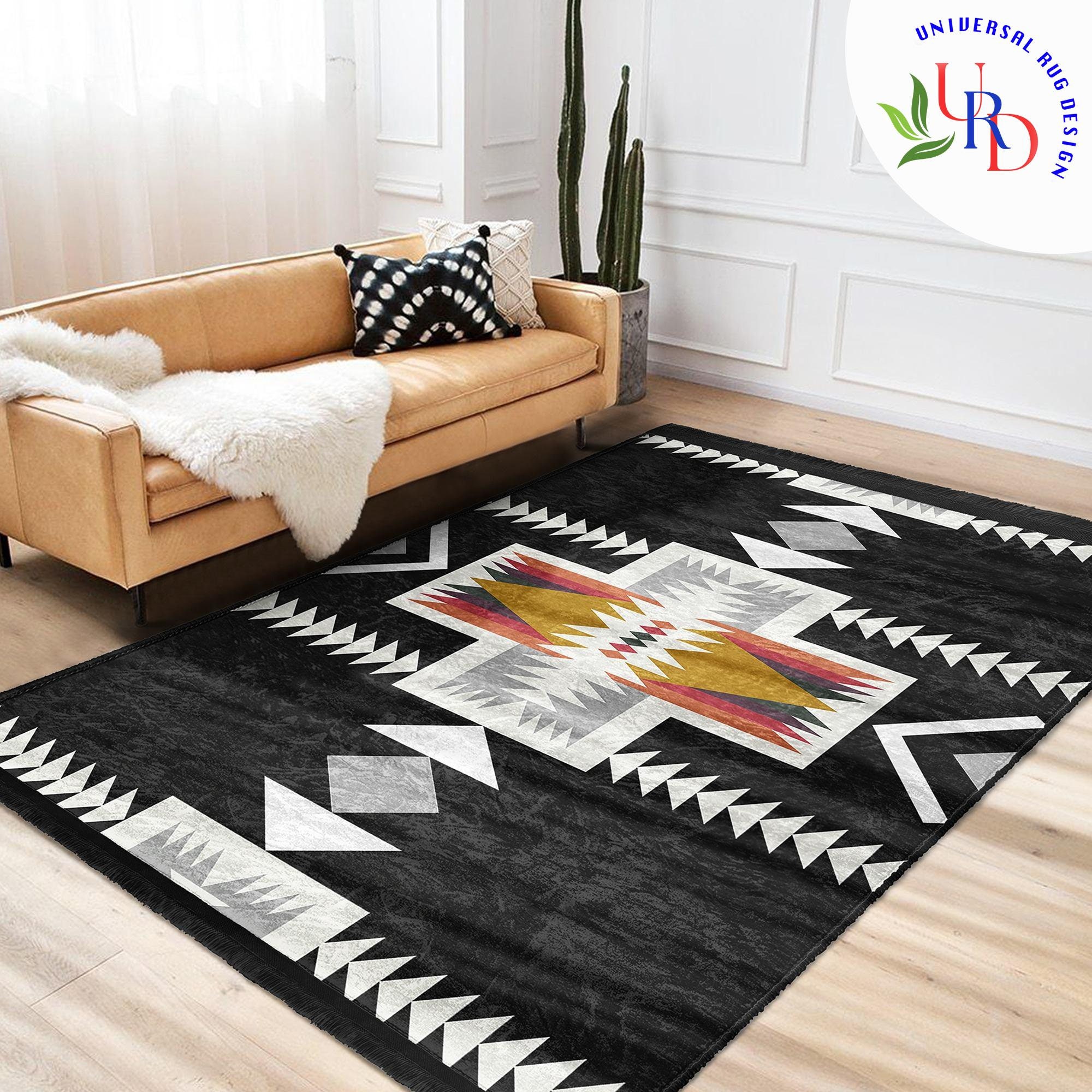 Arizona Rug Pattern Rug Design Carpet|aztec Fringed Rug|southwestern Rug|rustic Pattern ...