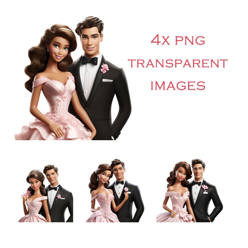 Barbie Clip Art Bundle 14 Delightful Designs 2 Bonus Images - Etsy