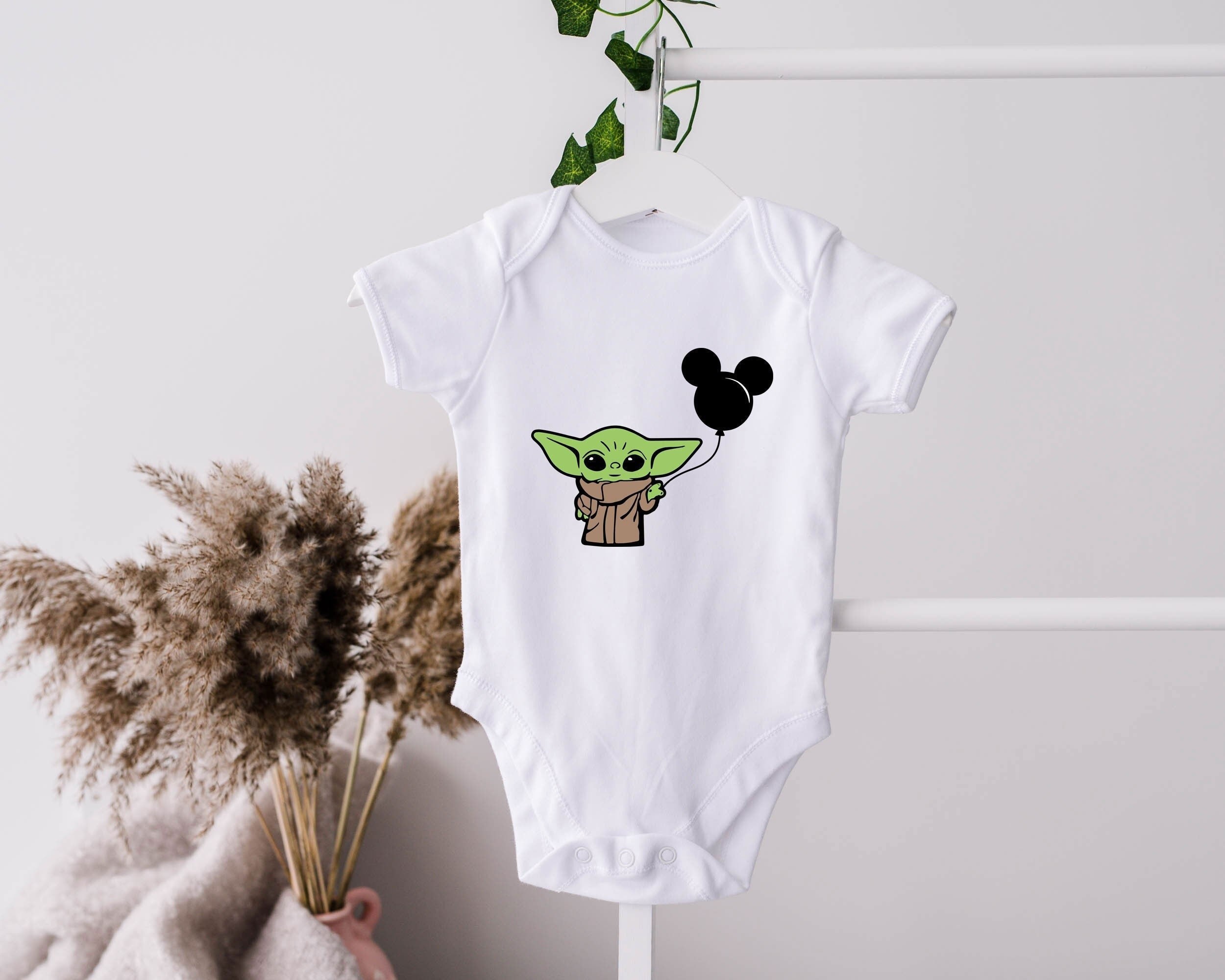 Baby Yoda Onesie® Star Wars Onesie® Baby Shower Gift Funny Etsy
