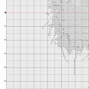 Grumpy Cat Cross Stitch PDF Pattern | Black Cat Embroidery Chart | Counted Design image 6