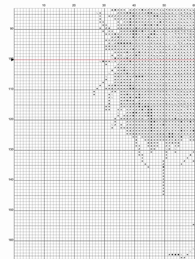 Grumpy Cat Cross Stitch PDF Pattern | Black Cat Embroidery Chart | Counted Design image 6