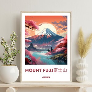 Mt Fuji artwork . Japanese art - Etsy 日本
