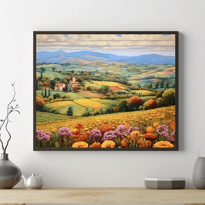 Toscana Italy Poster, Tuscany Traditional travel print, Tuscany poster, Tuscany art, Italy print, Italy Travel Poster, Flower Christmas gift