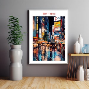 Tokyo Print, Tokyo Poster, Japan Print, Shibuya Crossing, Japan Wall Art, Home Decor, Japanese Poster, Shibuya Print, Christmas Gift Unique
