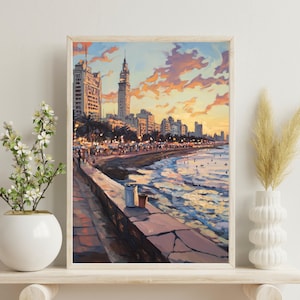 Montevideo Poster, Montevideo Travel print, Montevideo Artwork, Uruguay Art Print, Montevideo Lover Gift, Christmas Gift, Uruguay Print