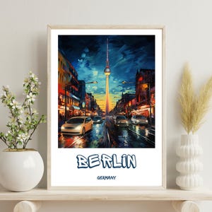 Berlin Poster, Berlin Print, Berlin Mauer Kunst, Berlin Kunstdruck, Berlin Reisekunst, Deutschland Reise Poster, Berlin Geschenk, Deutschland Kunst,