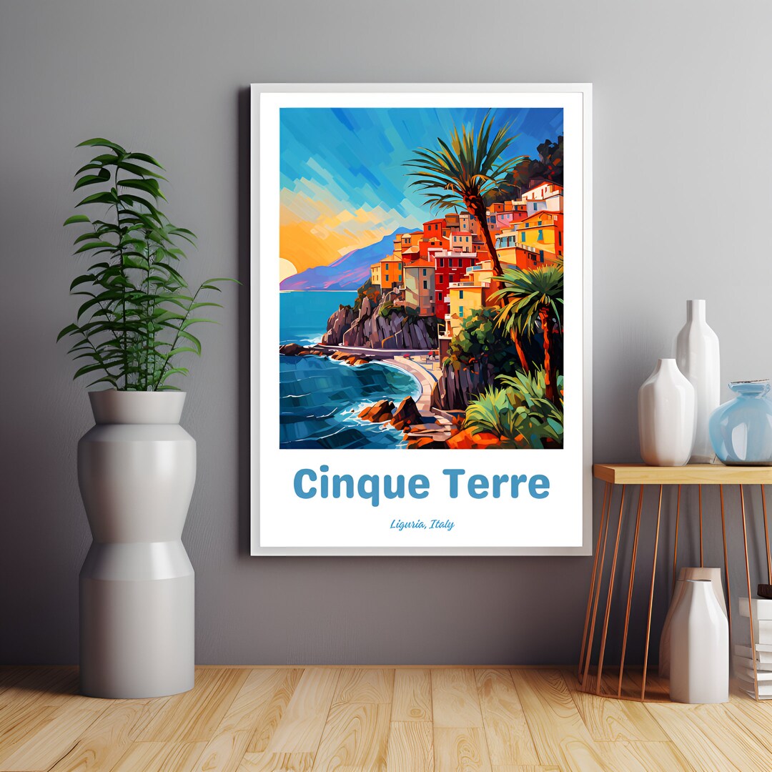 Cinque Terre Poster Cinque Terre Travel Print Cinque Terre - Etsy