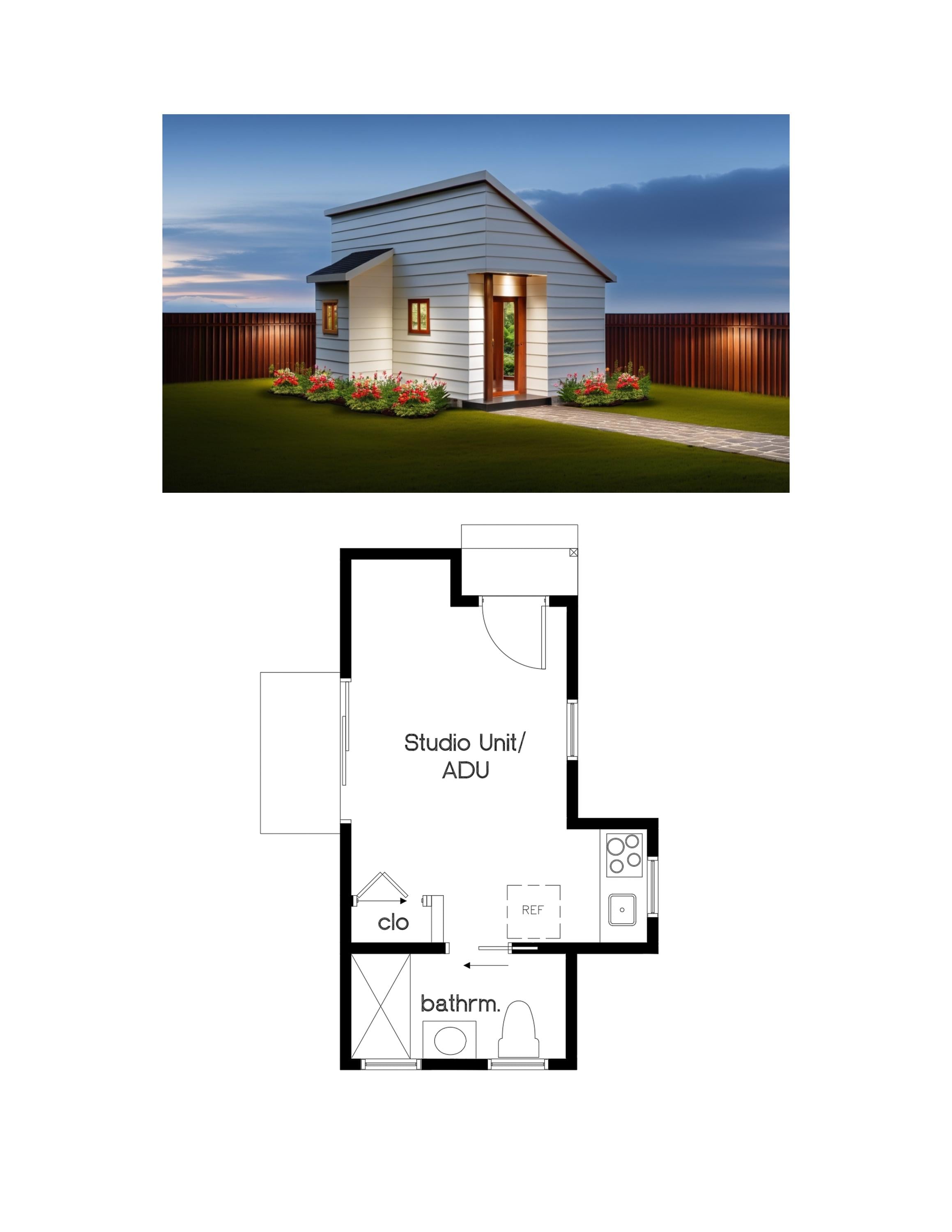 Small Studio Adu Plans