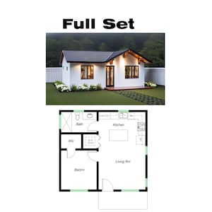 1 slaapkamer en 1 badkamer (550SF) - VOLLEDIGE, ADU (accessoirewoning) TinyHome/grany flat/garage omgebouwd (24'-5" breed x 22'-7" lang)