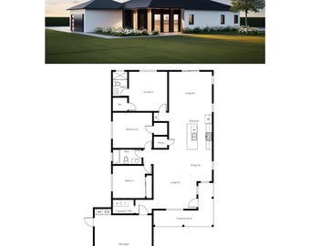 3 Bedroom 2 Bath House Plan Floor Plan. Great Layout 1500 Sq Ft. the ...
