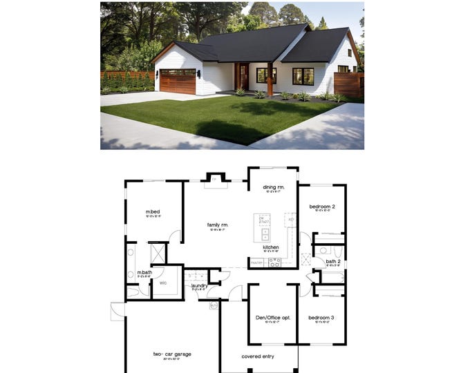 3 Bedroom 2 Bath House Plan Floor Plan. Great Layout 1500 Sq Ft. the ...