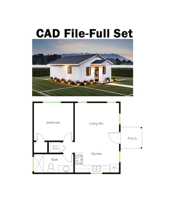 Casa de campo/rancho/pequena casa/apartamento para avós/design de