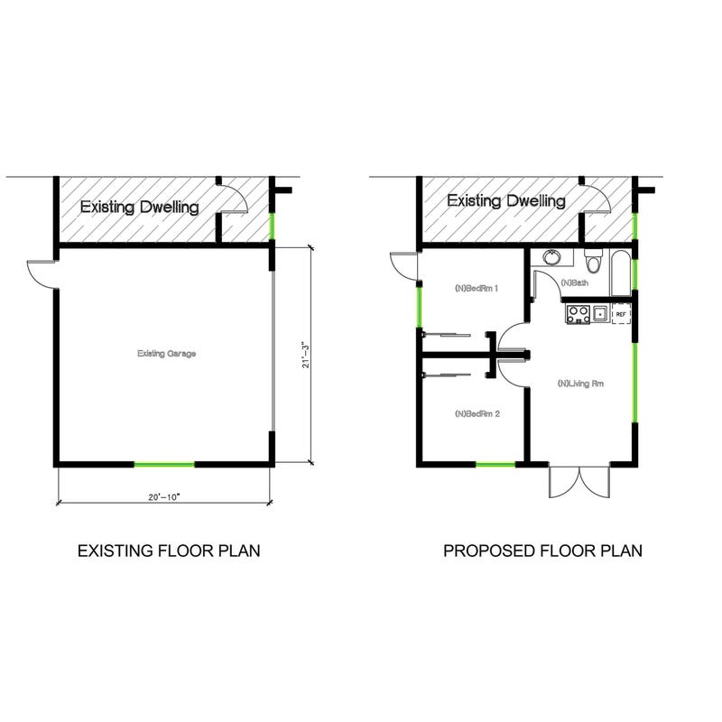 Garage Conversion Plans - Etsy