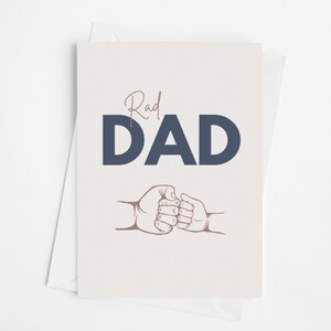 Rad Dad Father&#39;s Day Printable Card for Download