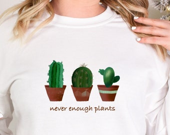 Cute Cactus Sweatshirt,Cactus Plants Sweatshirt,Womens Sweatshirt,Plant Lover Gift, Cactus Garden Sweatshirt,Cacti Sweatshirt,Plant Lady