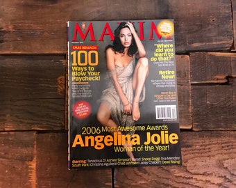 Maxim Magazine - December 2006 - Angelina Jolie