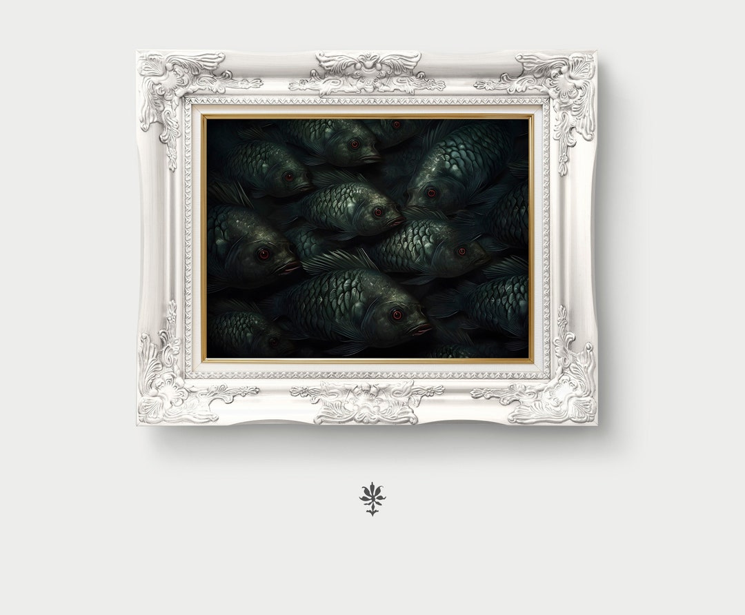 Piranha Fish Wall Art Prints for Wall Decor Digital Animal Etsy