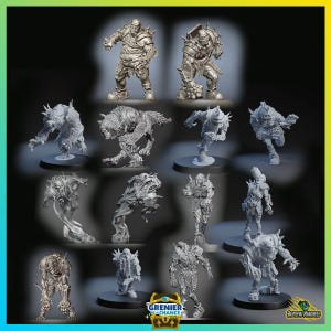 Nekromanten-Team (14) - Fantasy Football Bowl - BruteFun Miniatures