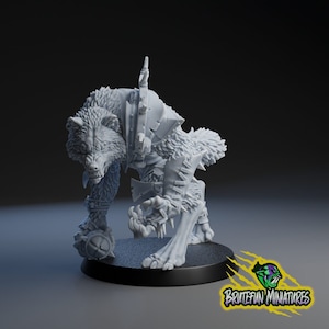 Loup-garou vétéran - Fantasy Football Bowl - BruteFun miniatures